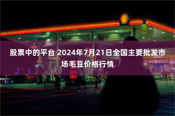 股票中的平台 2024年7月21日全国主要批发市场毛豆价格行情