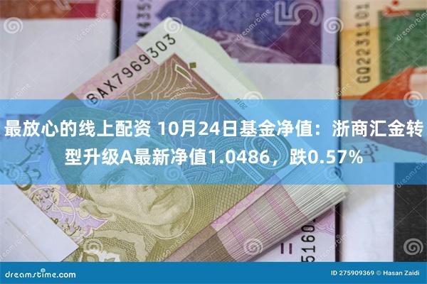 最放心的线上配资 10月24日基金净值：浙商汇金转型升级A最新净值1.0486，跌0.57%